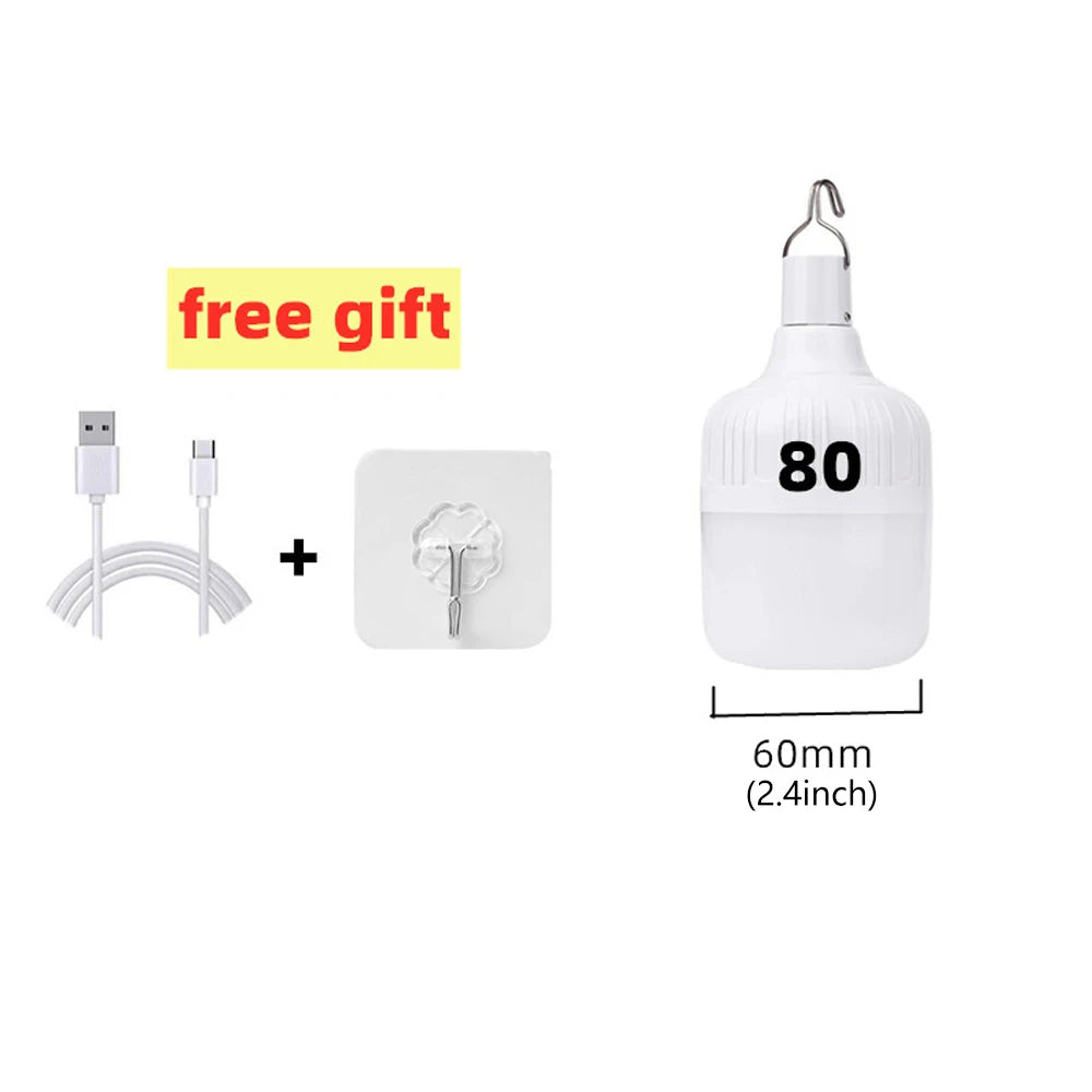 USB Rechargeable LED multifunctional Emergency Lights House Outdoor Portable Lanterns Emergency Lamp  Lantern BBQ Camping Light