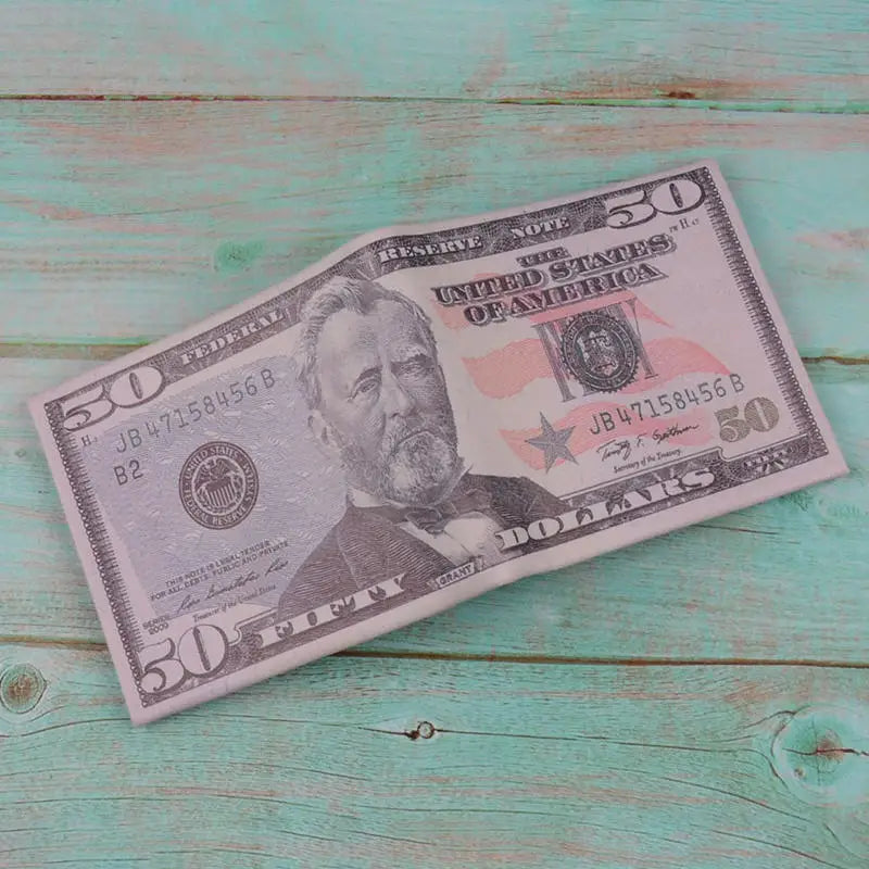 Men Money Canvas Wallets Credit ID Card Holder Bags Purses Currency Notes Pattern Insert Picture Cash Coin Dollars Euro Wallet
