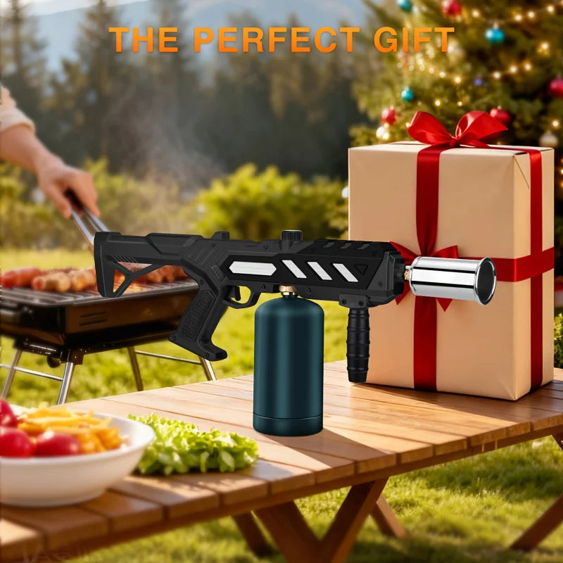 Outdoor Camping Torch High Power Igniter Multi-Function BBQ Fire Starter Portable Gas Torch Picnic Hiking