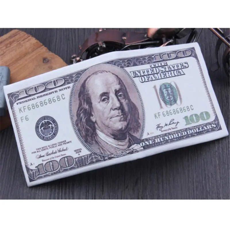Men Money Canvas Wallets Credit ID Card Holder Bags Purses Currency Notes Pattern Insert Picture Cash Coin Dollars Euro Wallet